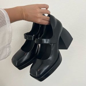 Jeffery Campbell Platform Mary Jane Heels